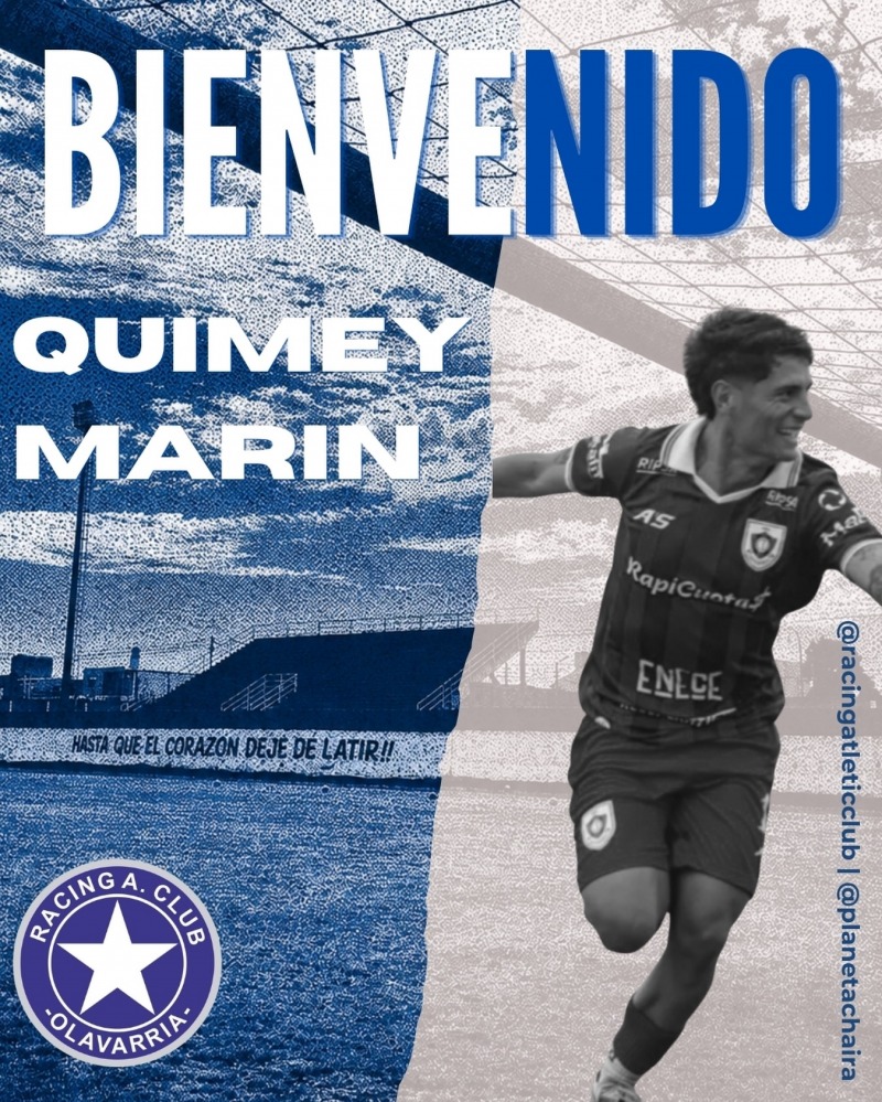 Quimey Mar�n, primer golpe de Racing de cara al Federal