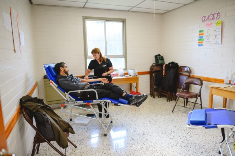 Libertas y una campa�a de donaci�n de sangre
