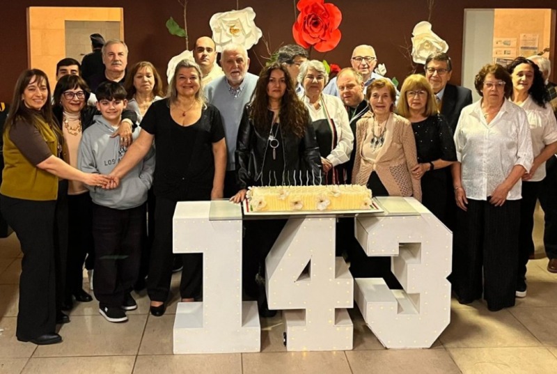 La Sociedad Italiana tuvo su fiesta de los 143 a�os en Olavarr�a