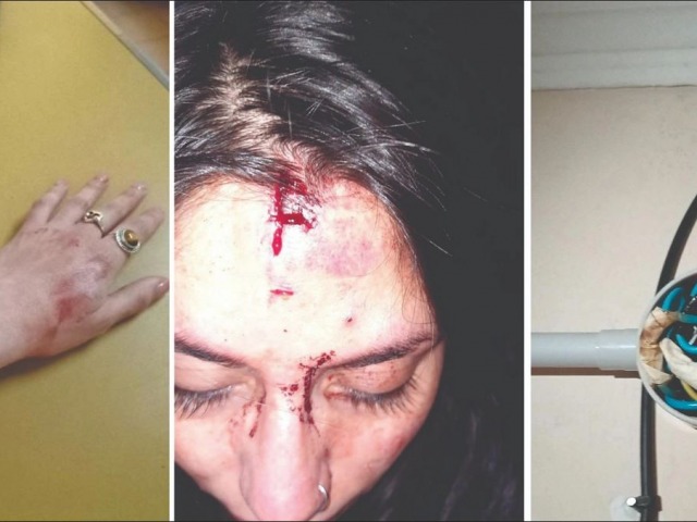 Pelea con heridos en el edificio de Dorrego y Moreno