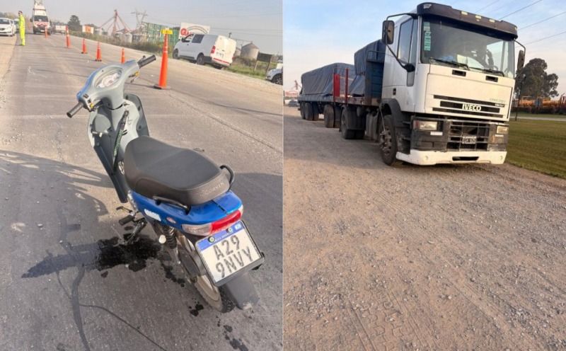 Tandil: camionero de Olavarr�a involucrado en un accidente