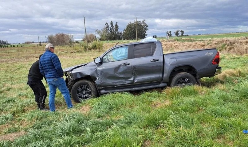 Fuerte colisi�n en la Ruta 226 en las inmediaciones de Bol�var