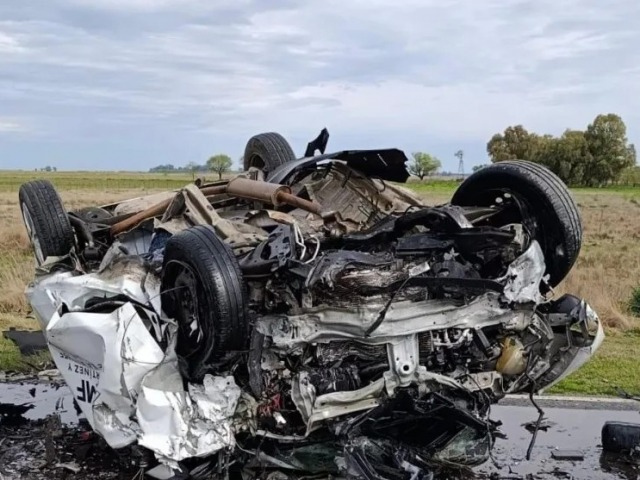 Cuatro muertos en un tr�gico accidente a la altura de Pirovano