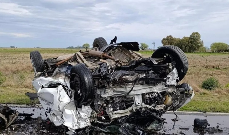 Cuatro muertos en un tr�gico accidente a la altura de Pirovano