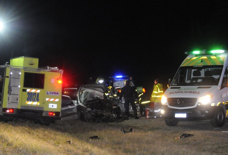 Un tandilense muri tras un choque frontal en la ruta 226